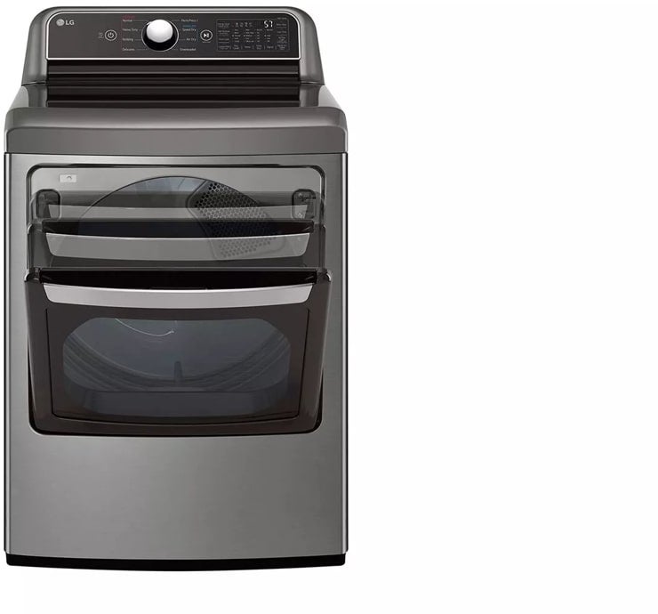 LG DLG7401VE 27 Inch Smart Gas Dryer Graphite Steel | Plesser's