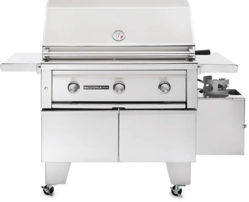 Lynx L601ADALP 56 Inch Freestanding Grill with 733 sq. in. Cookin...