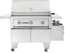 56 Inch Freestanding Grill with 733 sq. in. Cooking Surface, 69,000 Total BTUs, ProSear Burner, Lynx Hood Assist Kit, ADA Compliant and Halogen Surface Lighting