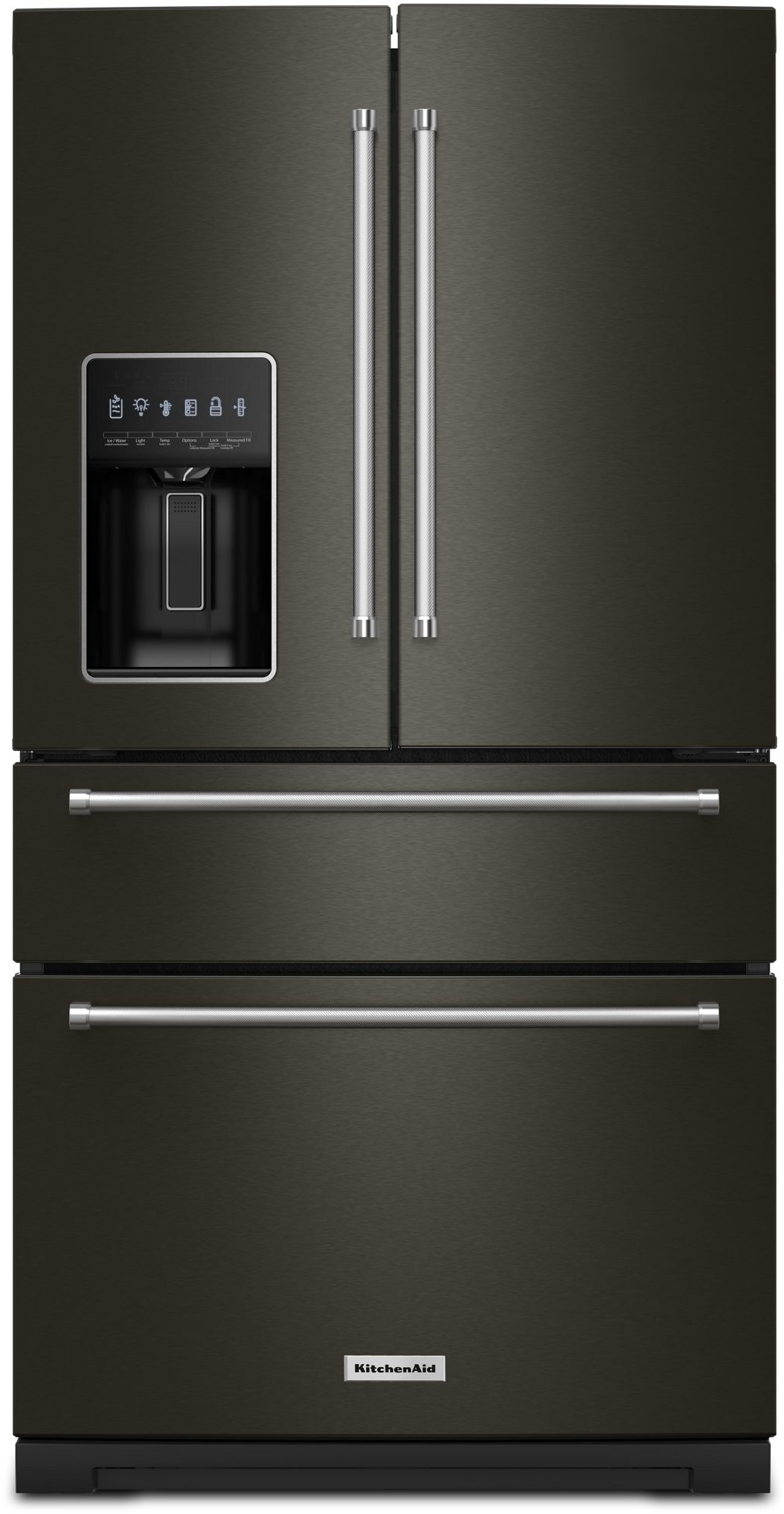 KitchenAid French Door Fridge (KRMF536RBS) - Black Stainless KitchenAid French Door Fridge (KRMF536RBS) - Black Stainless