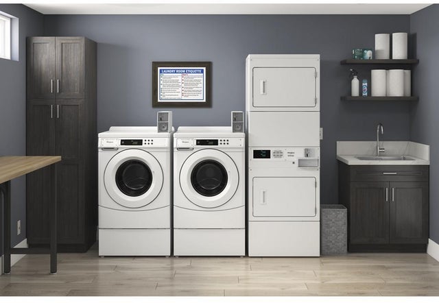 Whirlpool CESP2958JQ 27 Inch Commercial Single-Load Electric Dryer: Whi...