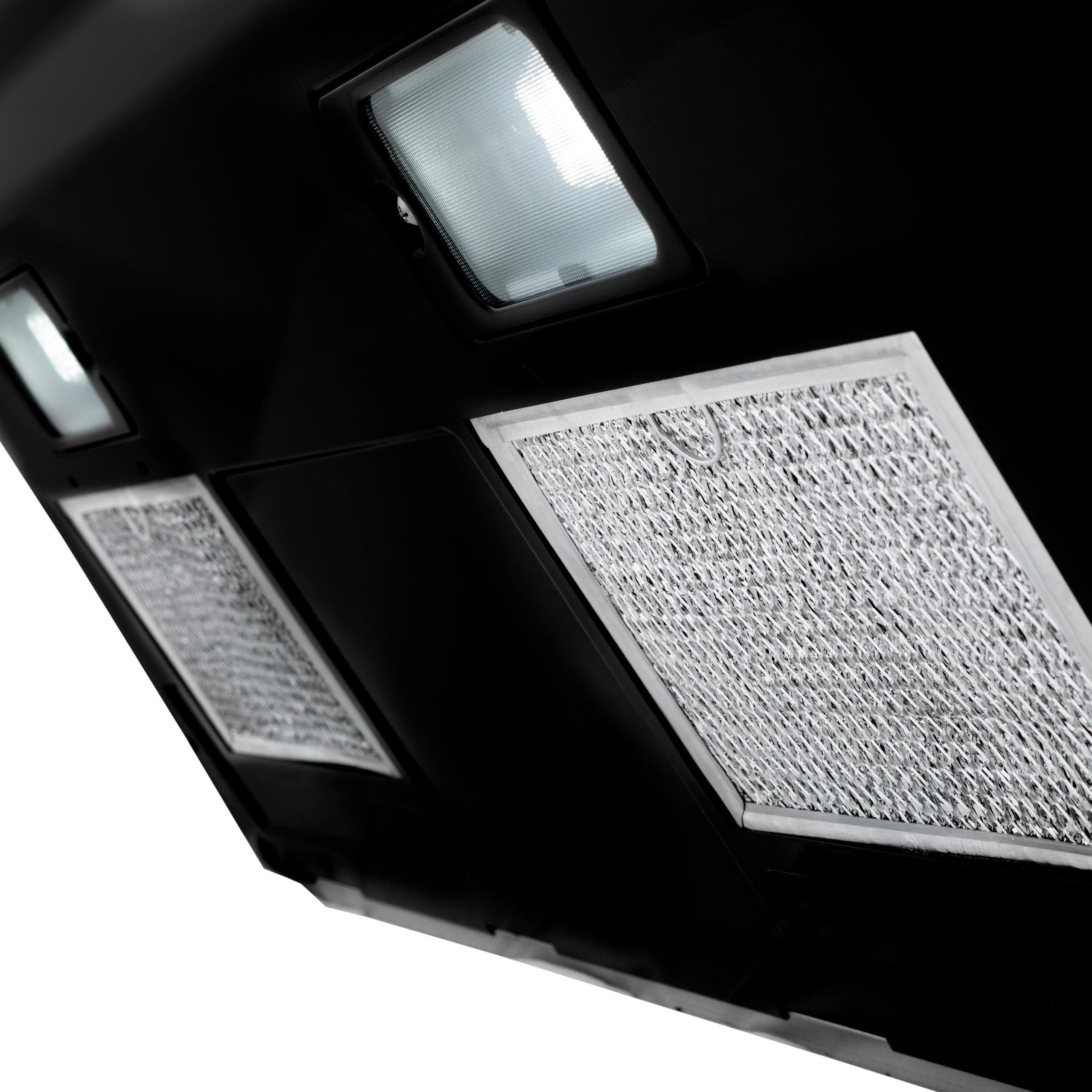 Zline MWOOTR30BS Black Stainless Steel