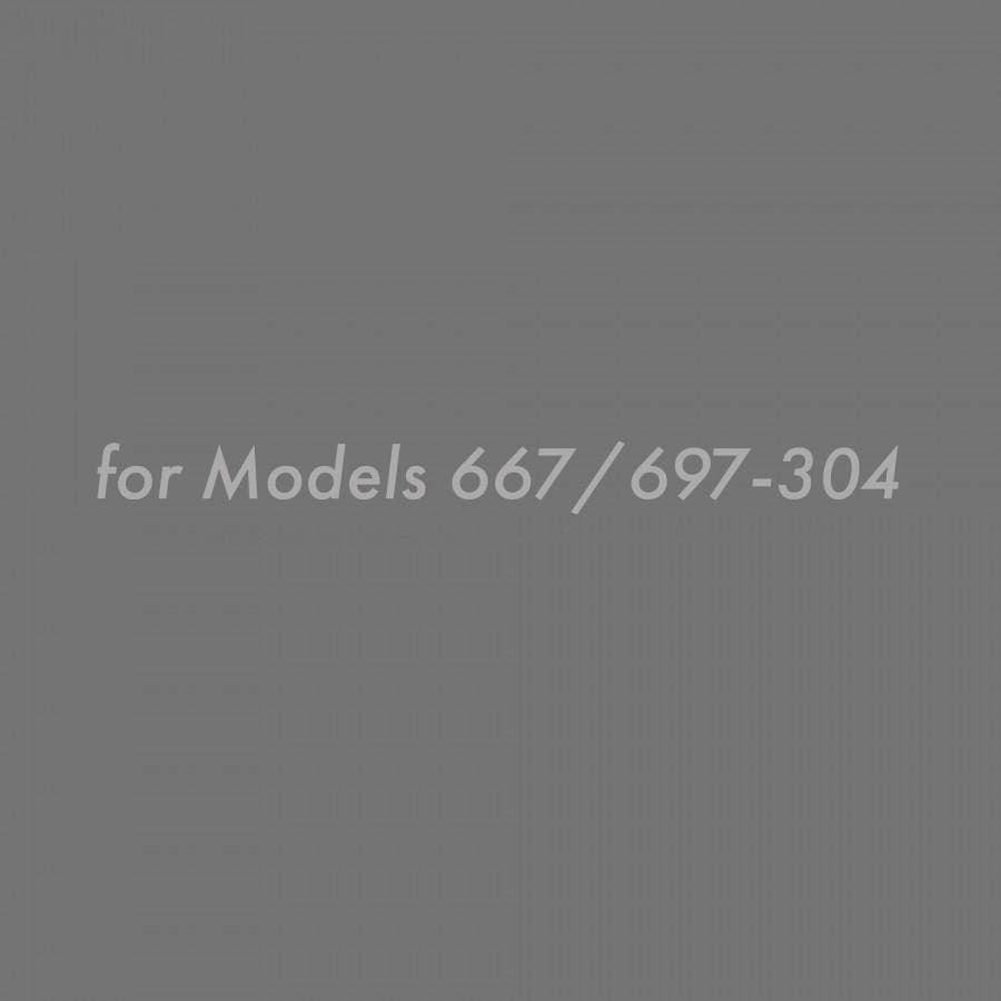 Zline 2PCEXT667697304 Brushed 304 Stainless Steel