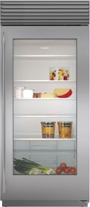 36 Inch Built-In Smart Column Refrigerator with 22.9 cu. ft. Capacity, Glass Door, Water Dispenser, Split Climate™, ClearSight™ LED Lighting System, Touch Control Panel, Night Mode, and Star-K Certified