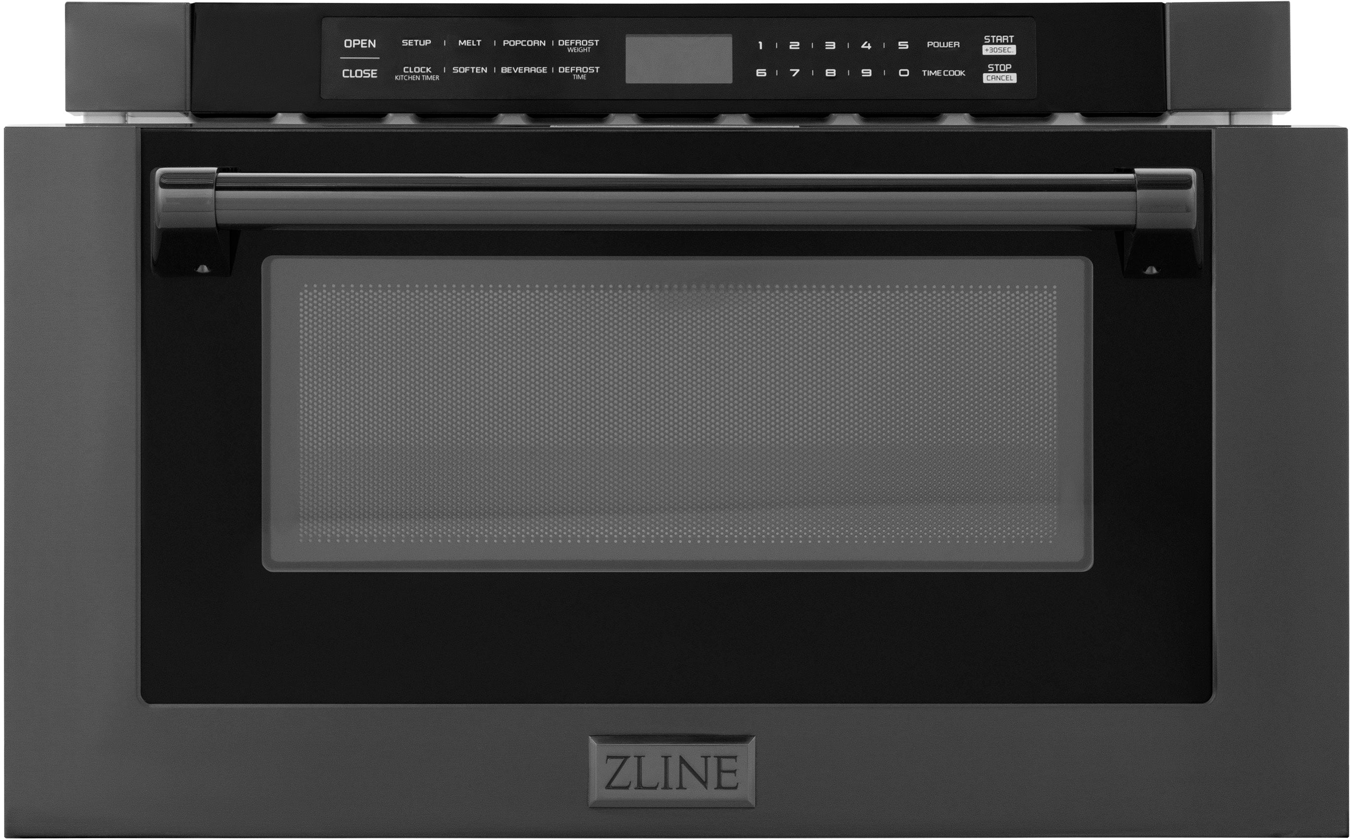 Zline MWD1BSH Black Stainless Steel