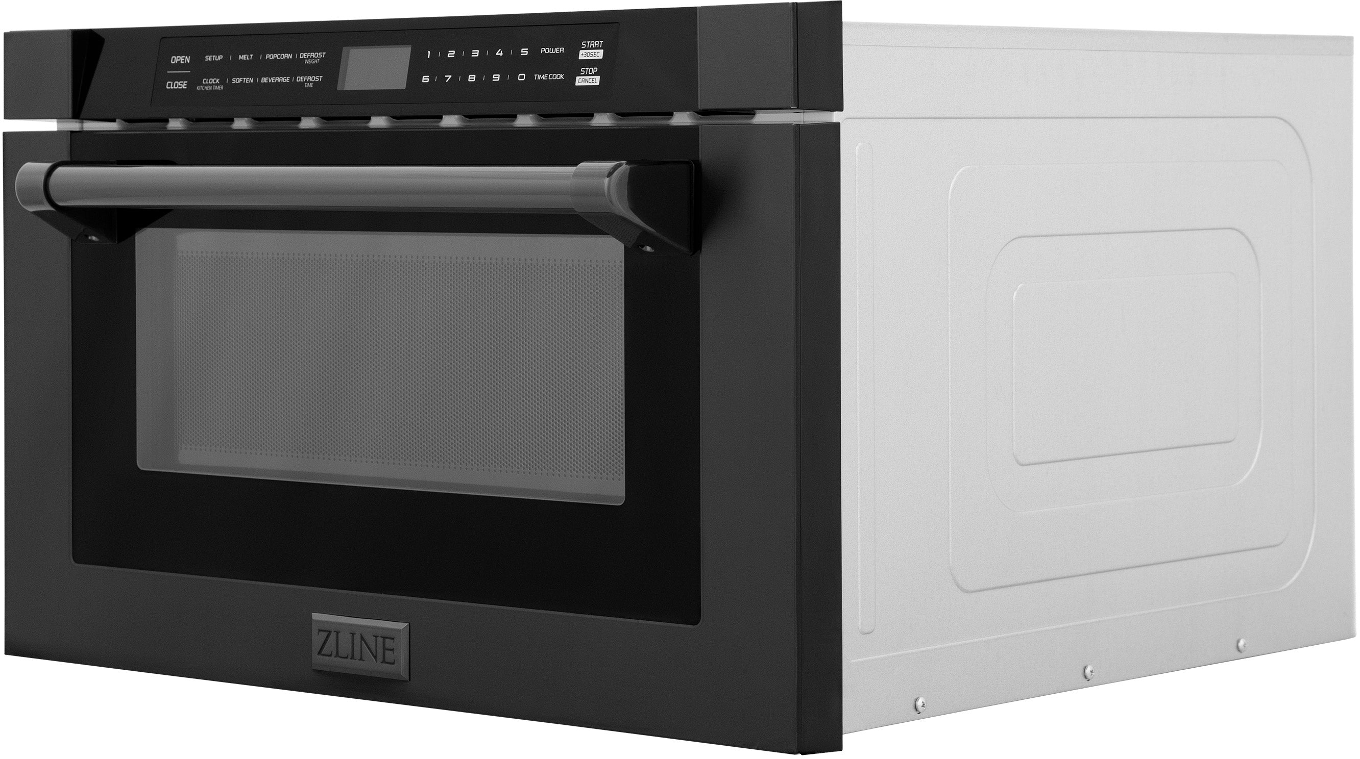 Zline MWD1BSH Black Stainless Steel