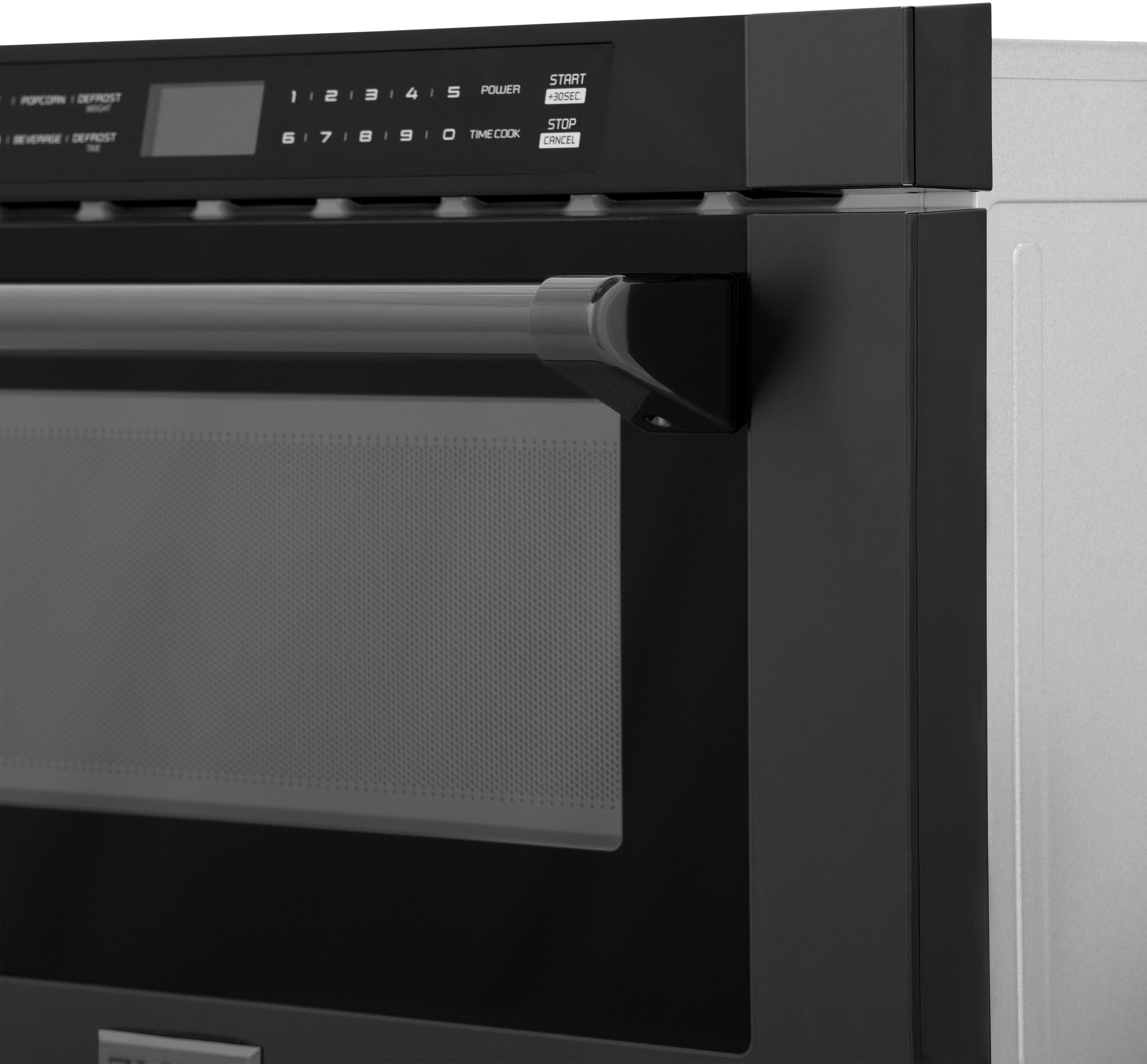 Zline MWD1BSH Black Stainless Steel