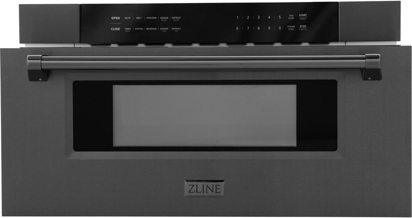 Zline MWD30BS 30 Inch 1.2 cu. ft. Built-in Microwave Drawer: Bla...