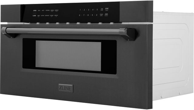 Zline MWD30BS 30 Inch 1.2 cu. ft. Built-in Microwave Drawer: Bla...