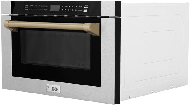 Zline MWDZ1SSHCB Autograph Edition 24 Inch 1.2 cu. ft. Built-in Mic...