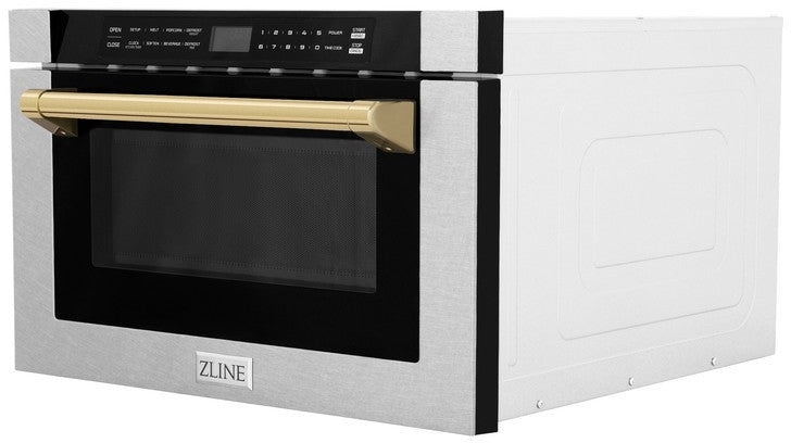 Zline MWDZ1SSHG Stainless Steel And Gold Accents Gold