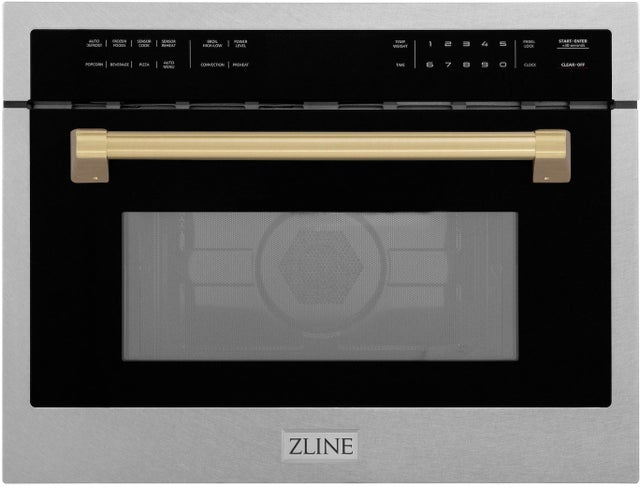 Zline MWOZ24SSCB Autograph Edition 24 Inch 1.6 cu ft. Built-in Conv...