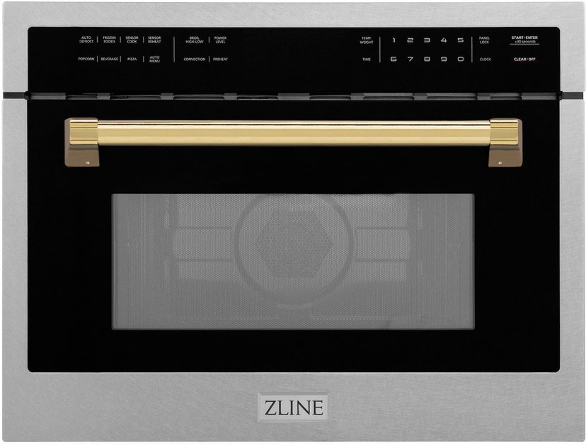 Zline MWOZ24SSG Autograph Edition 24 Inch 1.6 cu ft. Built-in Conv...