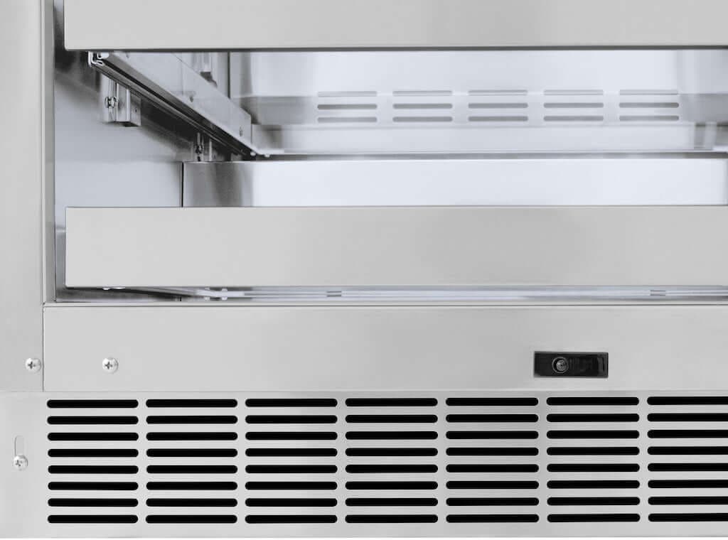 Zline RBSPO24 Panel Ready With Glass Door