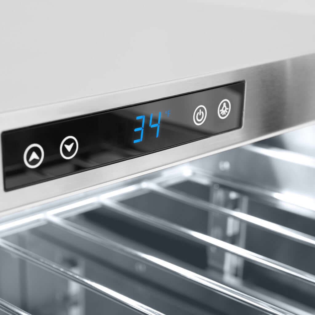 Zline RBSPOZ24CB Panel Ready With Glass Door And Champagne Bronze H...