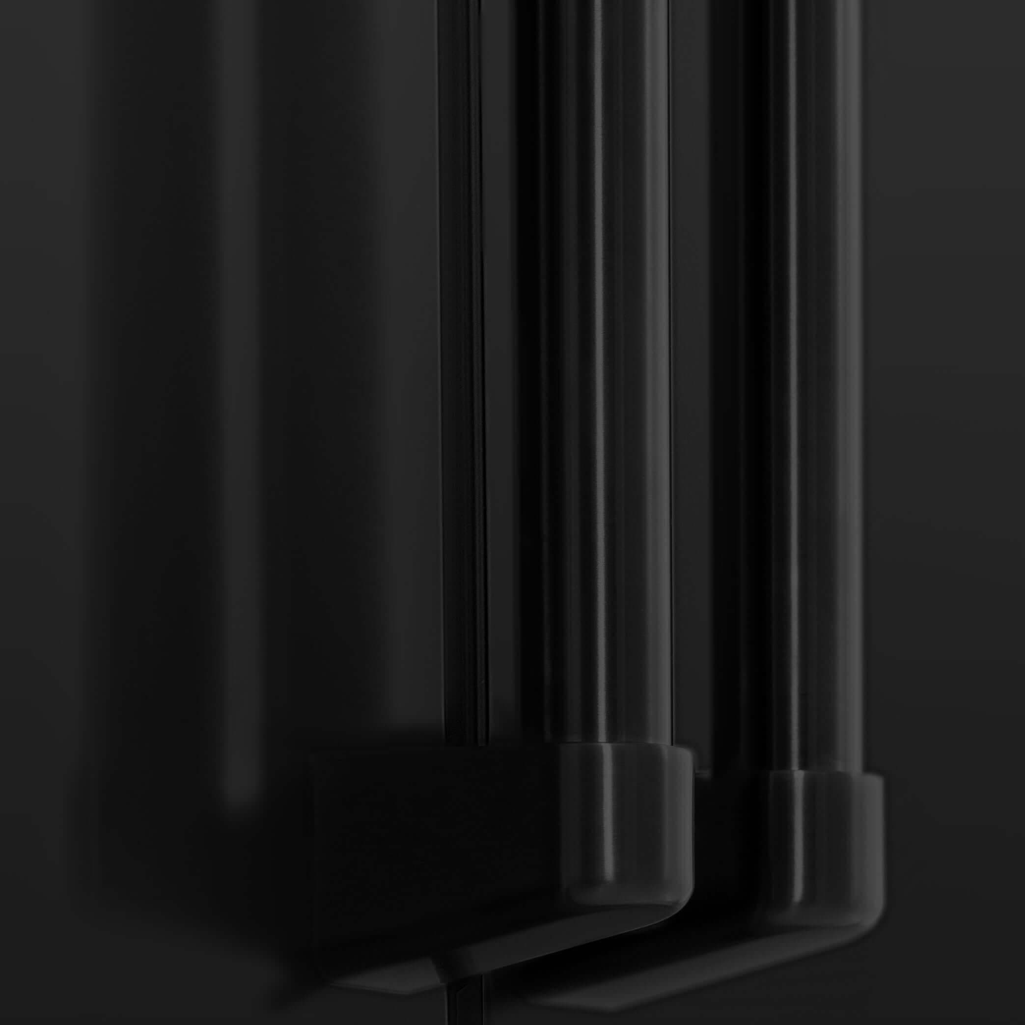 Zline RFMW36BS Black Stainless Steel