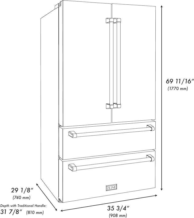 Zline RFMZW36BSCB