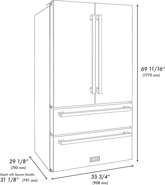 Zline RFMZW36BSFCB