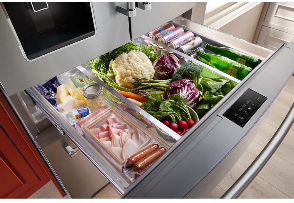 KitchenAid KRMF536RPS 36 Inch French Door Refrigerator PrintShield