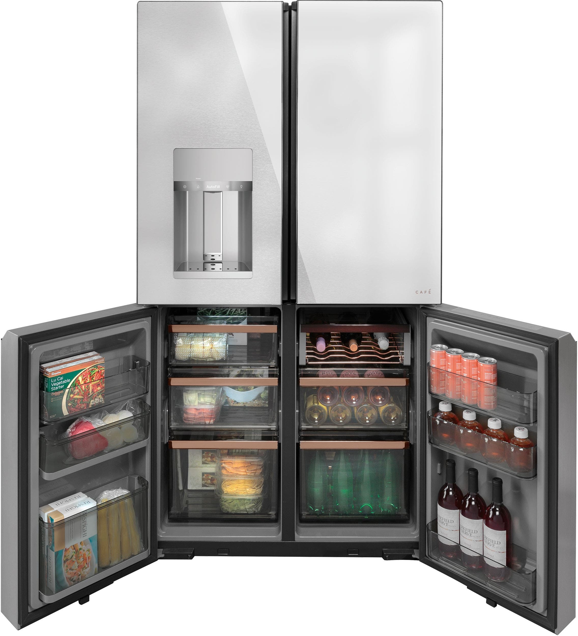 Cafe CQE28DM5NS5 Platinum Glass