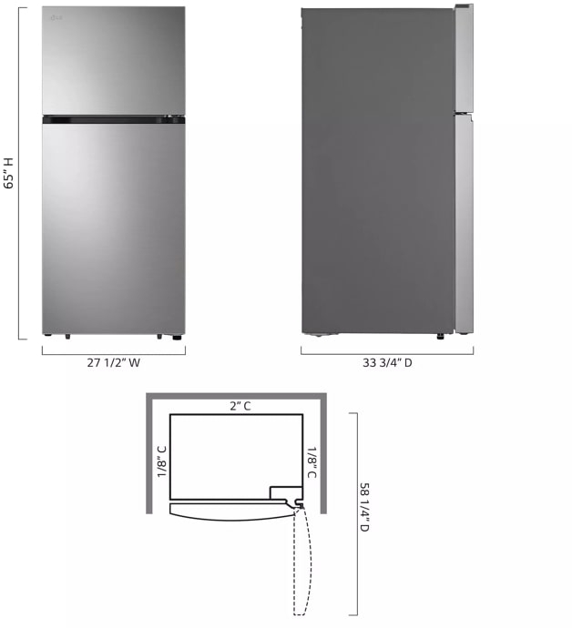 LG LT18S2100S Printproof™ Stainless Steel