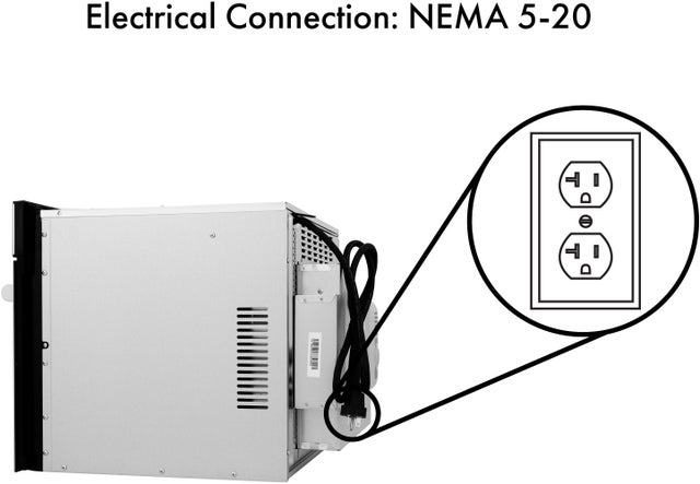 Zline MWO30 30" inch wide, 1.6 cu ft. Built-in Convection Micr...