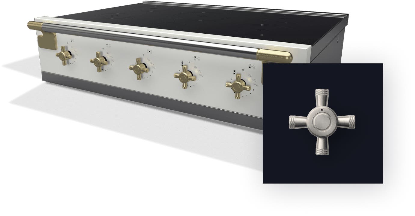 Gloss Black with Brushed Nickel Trim