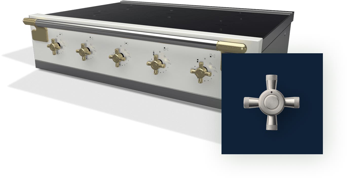 Indigo with Brushed Nickel Trim