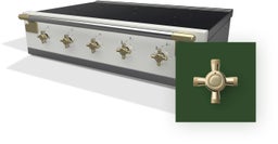 Cornwall Green with Antique Brass Trim