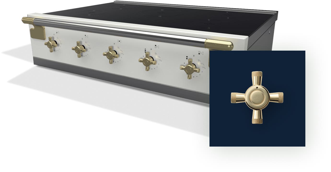 AGA AEL361INRTABIND Indigo With Antique Brass Trim