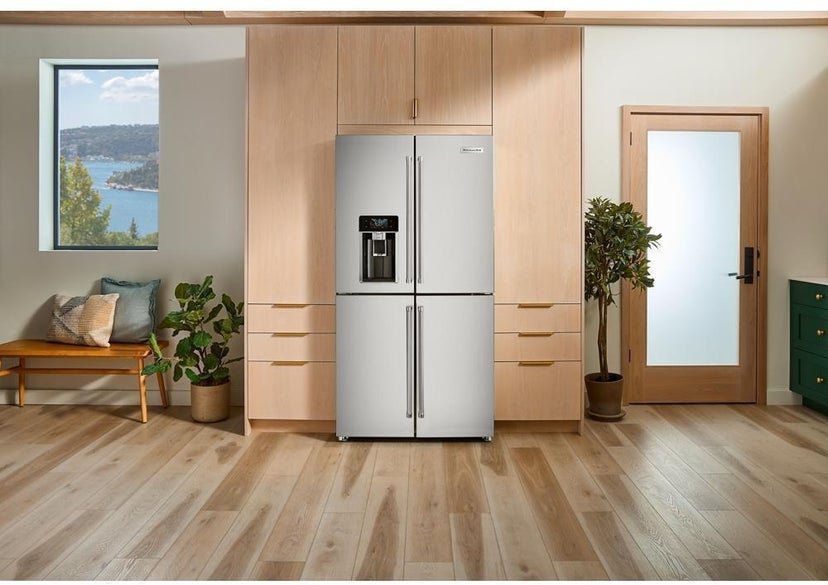 KitchenAid KRQC736RPS 36 Inch Freestanding French Door Refrigerator with...