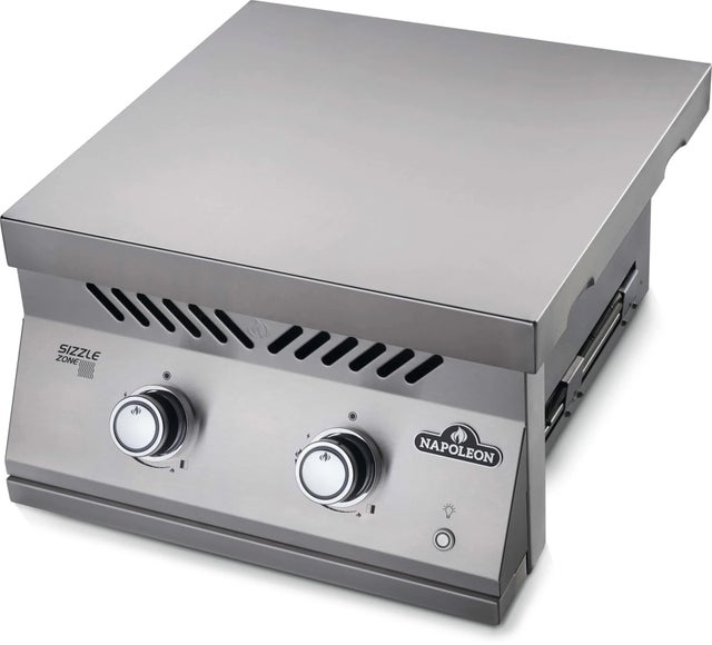 Napoleon BIB18IRPSS 22 Inch Built-In Dual Side Burner with 30,000 BTUs...