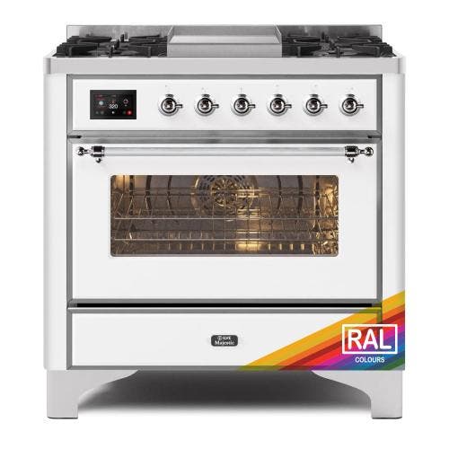 Ilve UM09FDNS3RAC Ral Custom Color With Chrome Knobs