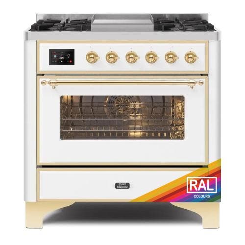Ilve UM09FDNS3RAG Ral Custom Color With Brass Knobs