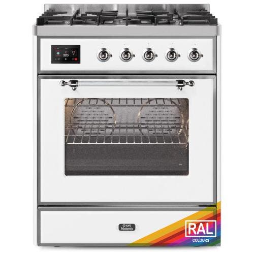 Ilve UM30DNE3RAC Ral Custom Color With Chrome Knobs