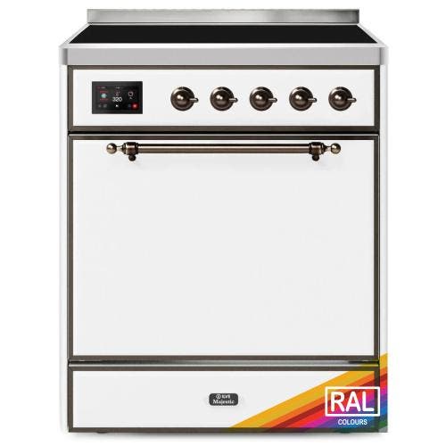 Ilve UMI30QNE3RAB Ral Custom Color With Bronze Knobs