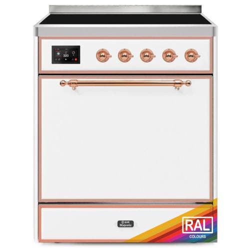 Ilve UMI30QNE3RAP Ral Custom Color With Copper Knobs