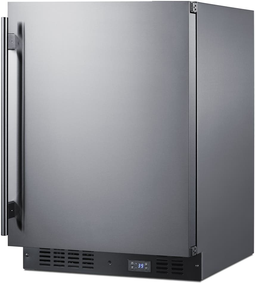 Summit SCR610BLSDCSS Stainless Steel