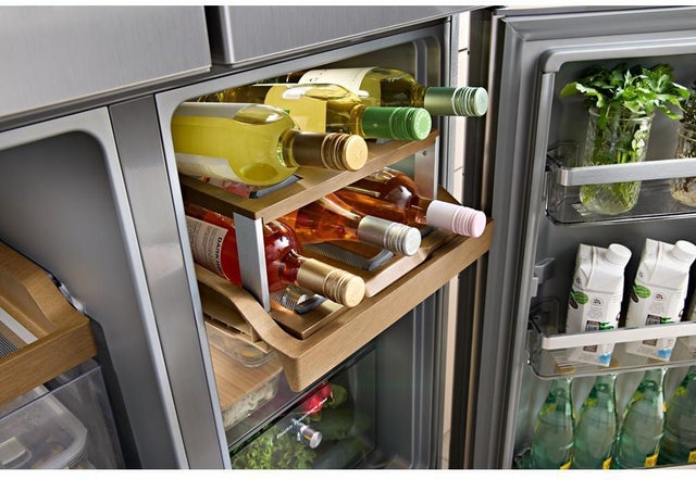 KitchenAid KRQC736RPS 36 Inch Freestanding French Door Refrigerator with...