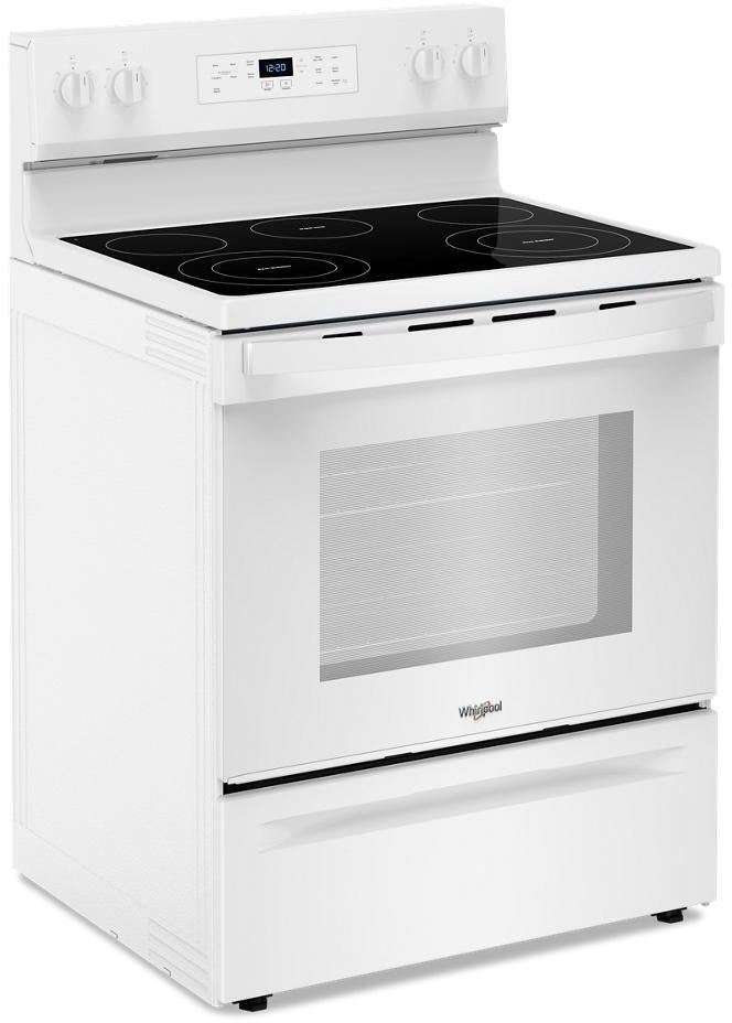 Whirlpool WFES3330RW 30 Inch Electric Freestanding Range: White