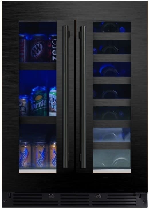 XO XOU24BWDDGBS 24 Inch Freestanding/Built-In Undercounter Beverag...