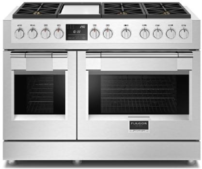 Fulgor Milano F6PDF486GS1 48 Inch Dual Fuel Pro Range: STAINLESS
