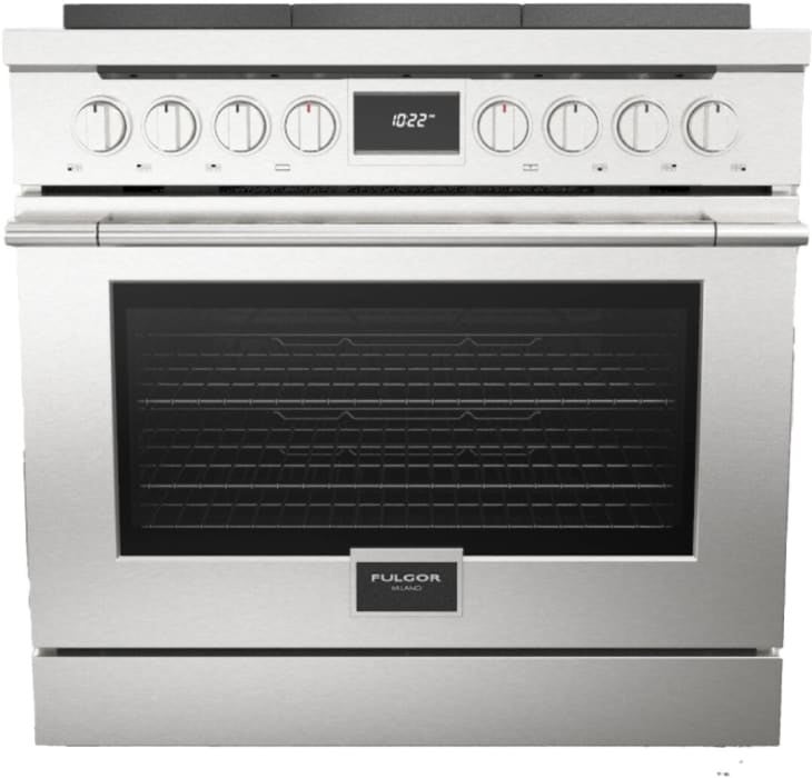 Fulgor Milano F4PDF366S1 36 Inch Dual Fuel Range: Stainless