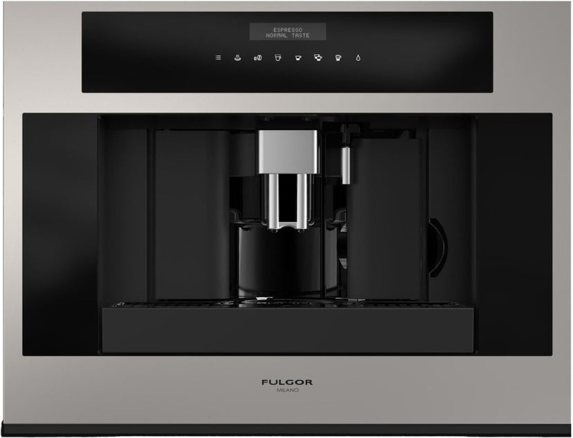 Fulgor Milano F7BC24S1 24 Inch Built-In Coffee Machine: Stainless Steel