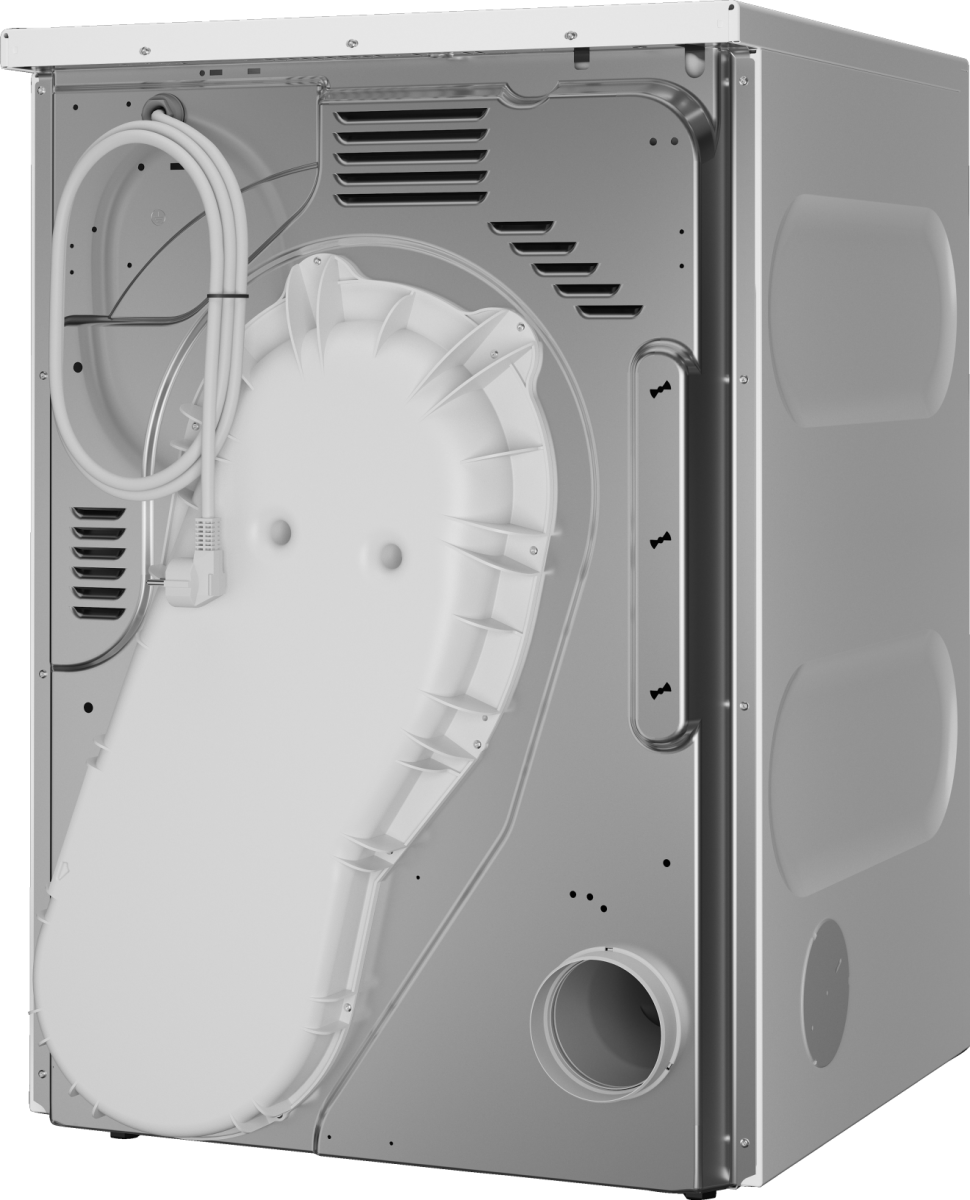 Asko T208VW White with Vented Dryer
