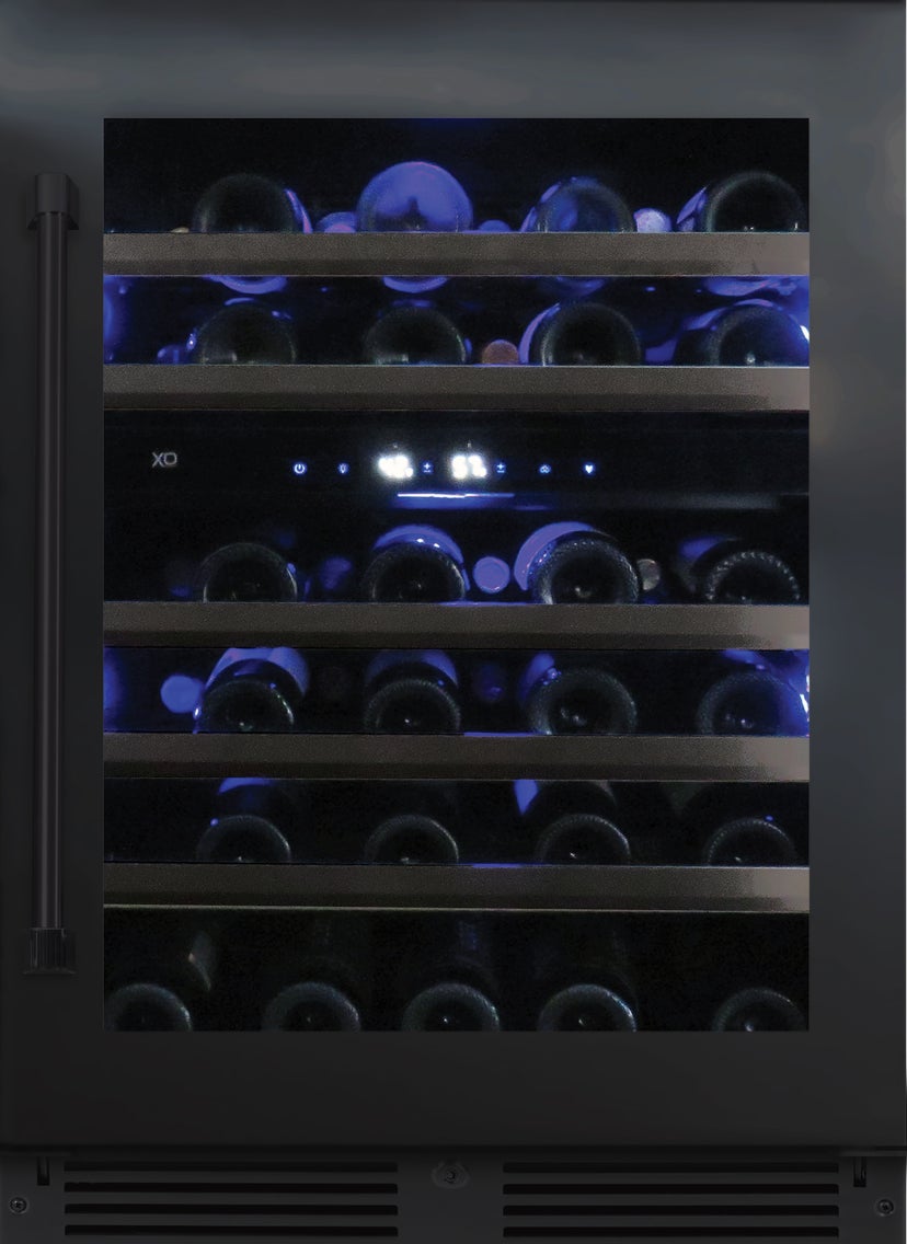 XO XOU24WDZGBSR 24 Inch Undercounter Dual Zone Wine Cooler with 46...