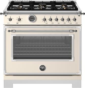 Bertazzoni HER366BCFGMAVTLP Avorio Ivory, Liquid Propane