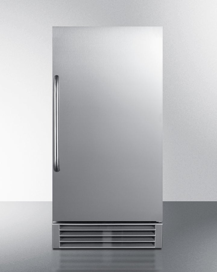 Summit BIM44GCSSADARH 15 Inch Built-In/Freestanding Clear Icemaker with ...