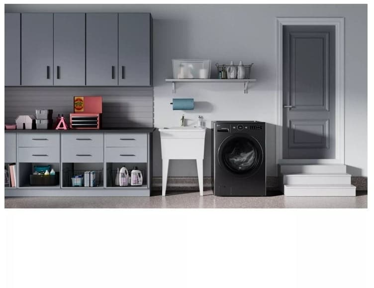 LG WM6998HBA Black Steel