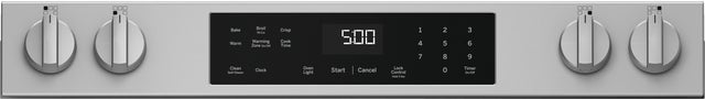 GE GRS500PVSS 30 Inch Slide-In Electric Range with 5 Smoothtop E...